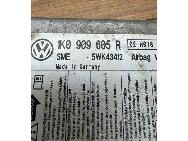 Блок подушек безопасности 1K0909605R, 5WK43412 Volkswagen Golf VI