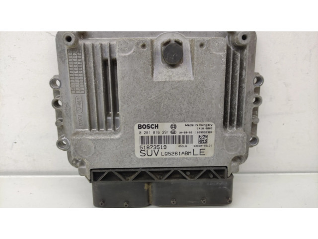 Блок управления двигателя 51873519, 0281016291   Fiat Sedici