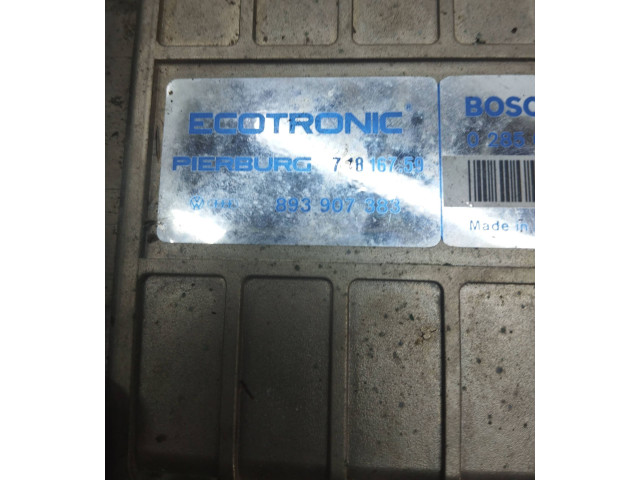 Блок управления двигателя 71816759, 893907383   Volkswagen Golf II