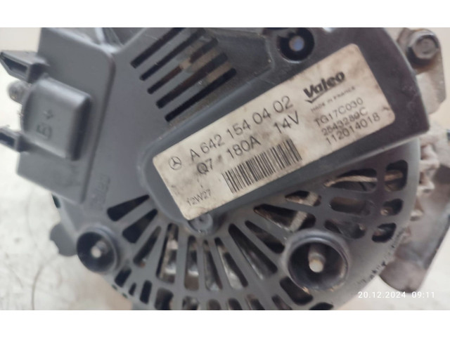 Генератор A6421540402   Mercedes-Benz CLS C218 X218      