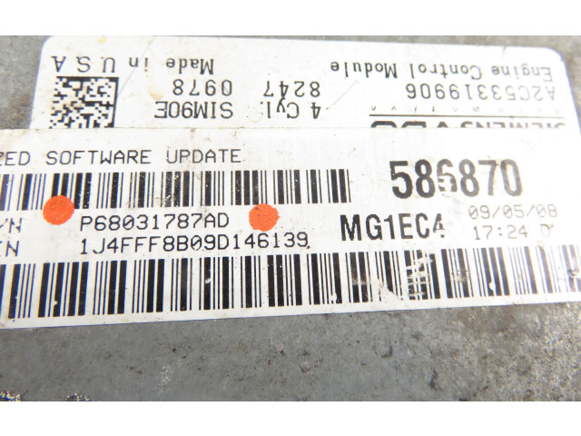 Motorsteuergerät/-modul P68031787AD, P68031787AD Jeep Patriot