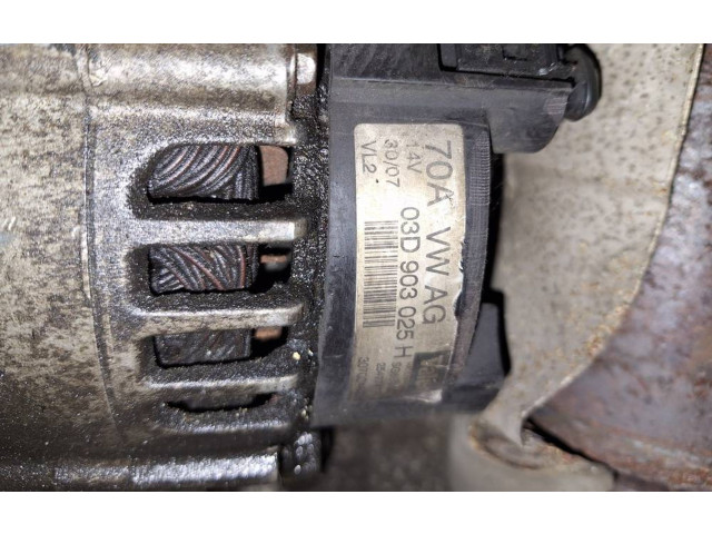 Генератор 03d903025h, 03D903025H Skoda Fabia Mk2 (5J)