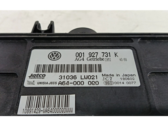 Блок управления двигателя 001927731K Volkswagen Lupo