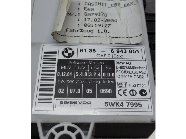 Блок АБС 6943851 BMW 5 E60 E61 2004 - 2010 года