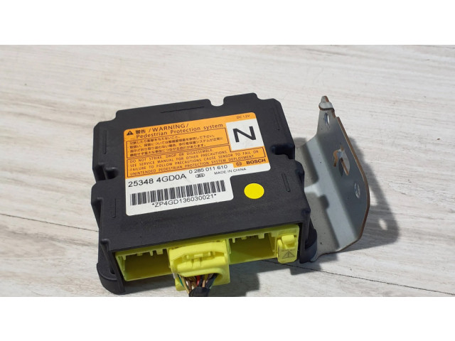 Блок подушек безопасности 253484GD0A, 0285011610 Infiniti Q50