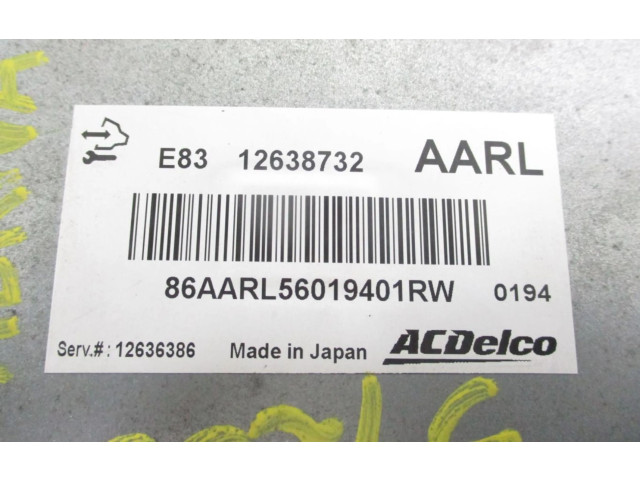 Блок управления двигателем Блок управления 12638732 Opel Meriva B