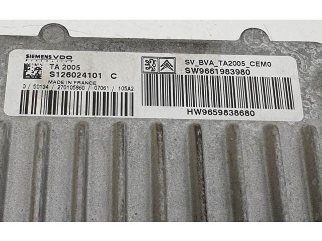 Блок управления коробкой передач 9661983980, S126024101C Citroen C4 I