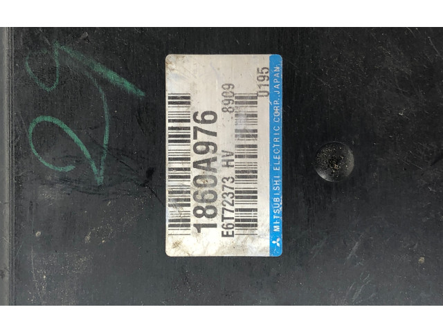 Блок управления двигателя 1860A976, E6T72373 Mitsubishi Lancer X