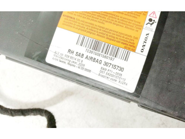 Подушка безопасности в сиденье 30715730, 608801400b   Volvo V70