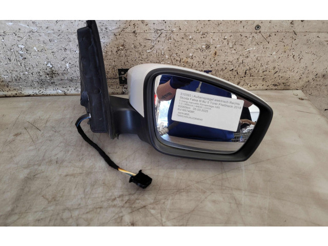 Зеркало электрическое        Skoda Fabia Mk3 (NJ)  2015 - 2021 года   