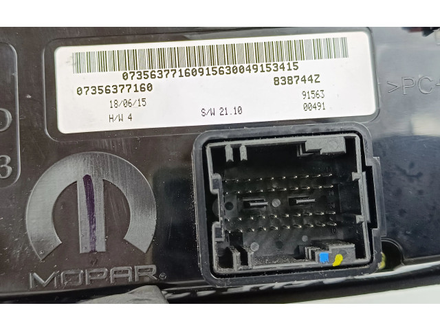 Блок управления климат-контролем 07356377160 Jeep Renegade