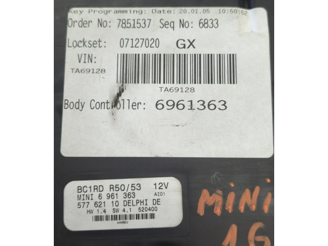 Блок комфорта 6961363, 57762110   Mini One - Cooper R50 - 53   