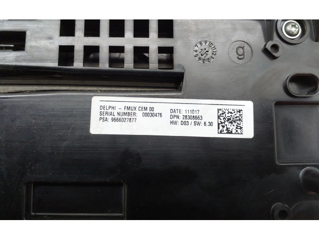 Блок управления климат-контролем 9666027877 Citroen DS4