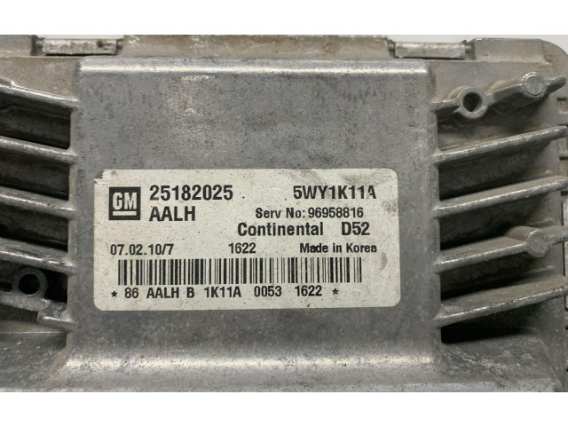 Блок управления двигателя 25182025, 25182025   Chevrolet Spark