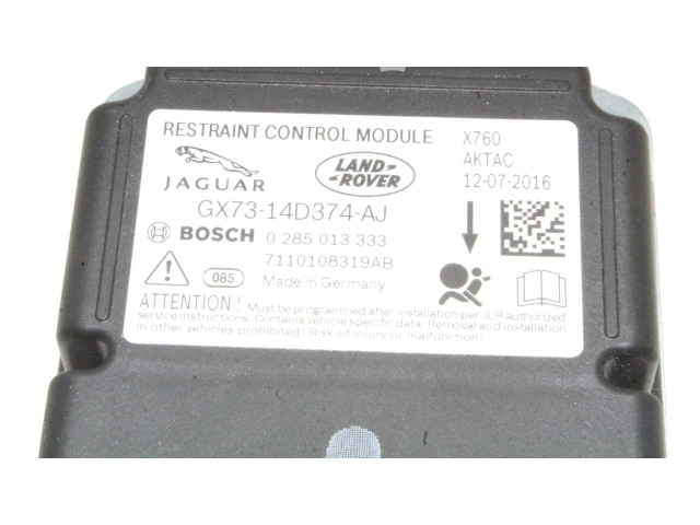 Блок подушек безопасности GX7314D374AJ, 0285013333 Jaguar XE