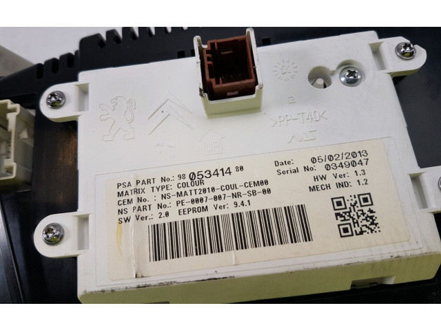 Панель приборов 9812834180, V7-8679I Citroen DS4