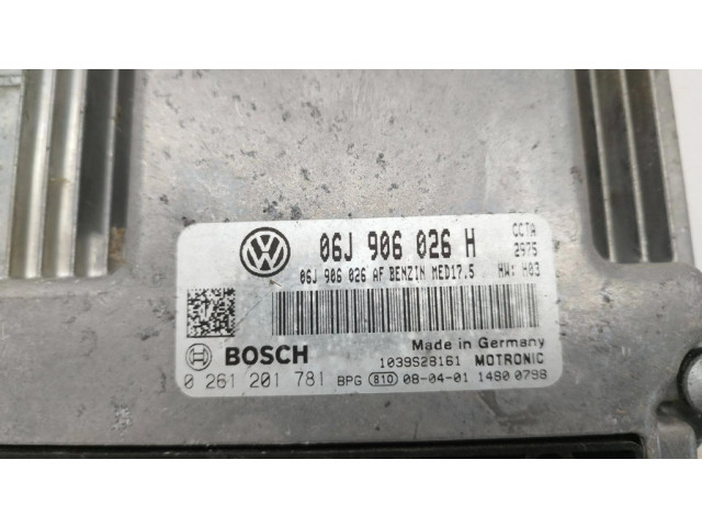 Řídící jednotka 06J906026H, 0261201781 Volkswagen Tiguan 2010