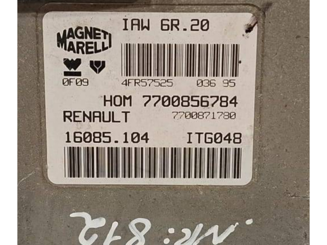 Блок управления двигателя 7700856784, IAW6R.20 Renault Twingo II