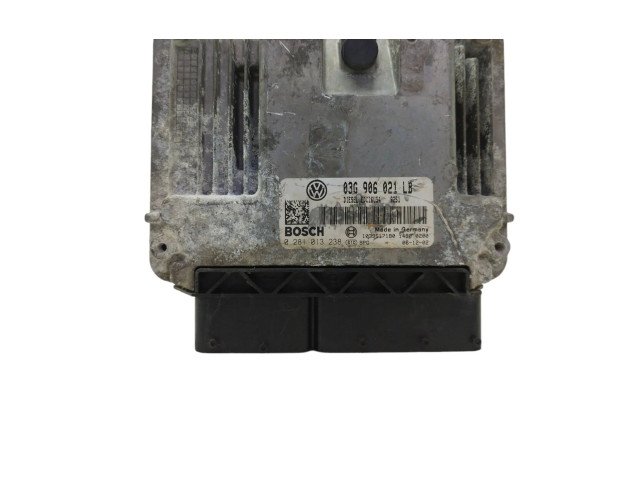 Блок управления двигателя 03G906021LB, 1039S17180 Skoda Octavia Mk2 (1Z)