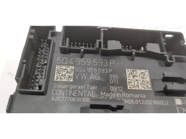 Блок комфорта 5Q4959593P, A2C7770830300 Skoda Octavia Mk4