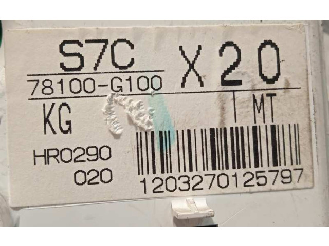 Přístrojová deska Honda Stream 2002 78100G100X20