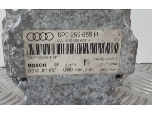 Блок подушек безопасности 8P0959655H, 0285001857   Audi A3 S3 8P