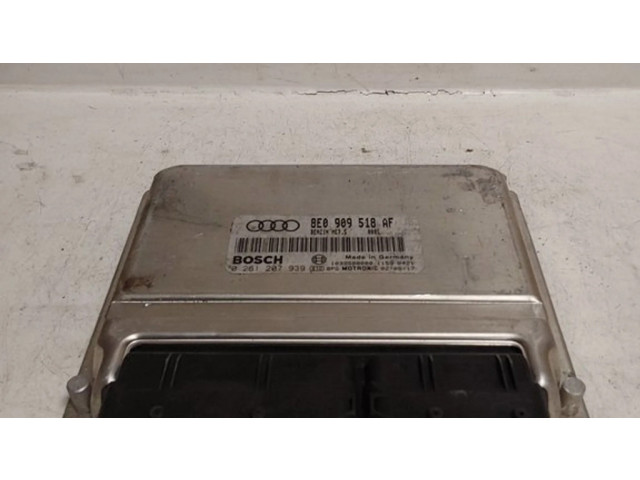 Блок управления двигателя 8E0909518AF, 1039S00000 Audi A4 S4 B6 8E 8H