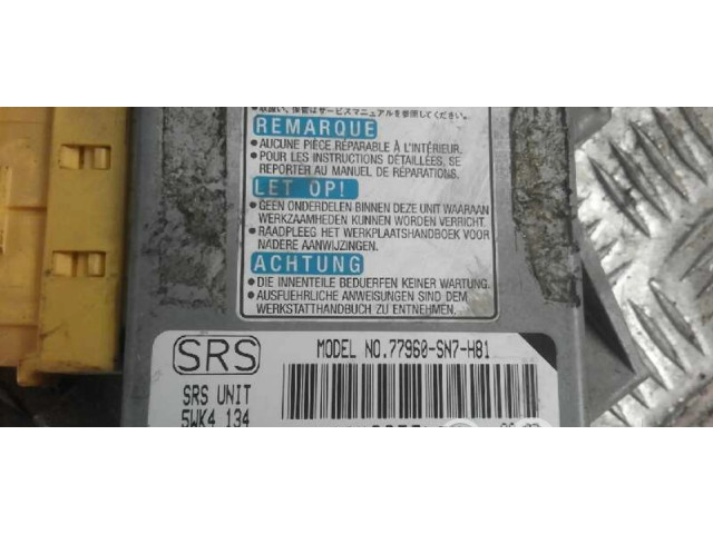 Блок подушек безопасности 77960SN7H81 Honda Accord