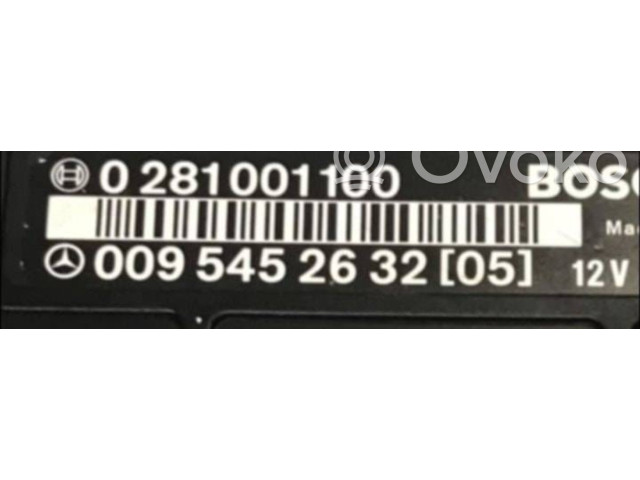 Řídící jednotka 0095452632, 0281001100   Mercedes-Benz E W124 1988