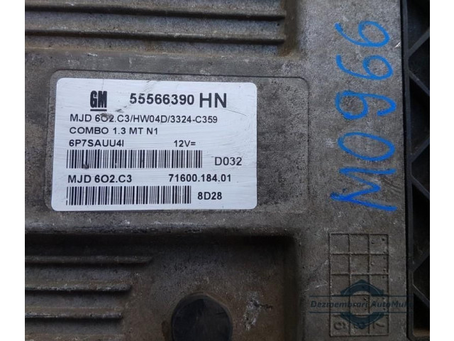 Блок управления двигателем Блок управления 55566390, 6P7VK5S4H   Opel Combo C