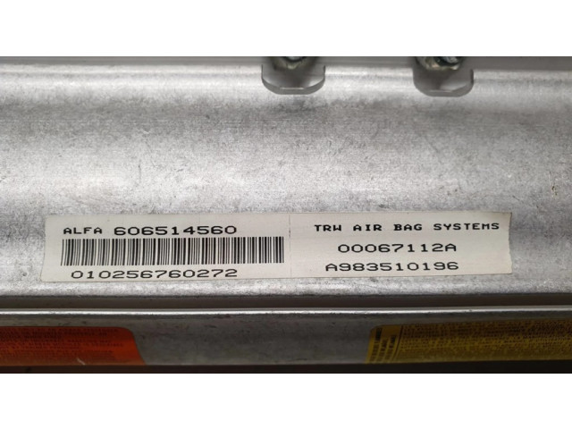 Подушка безопасности пассажира 606514560, 010256760272 Alfa Romeo 166