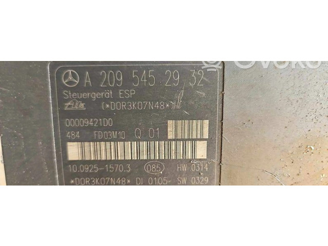 Блок АБС A2095452932, 00009421D0   Mercedes-Benz  CL C215  2000-2006 года