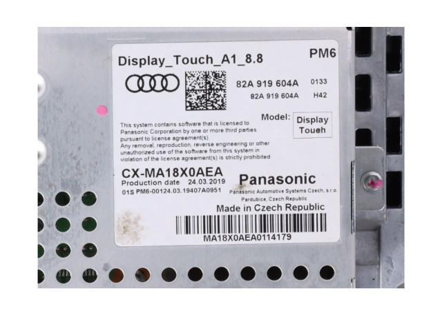 Дисплей 82A919604A Audi A1