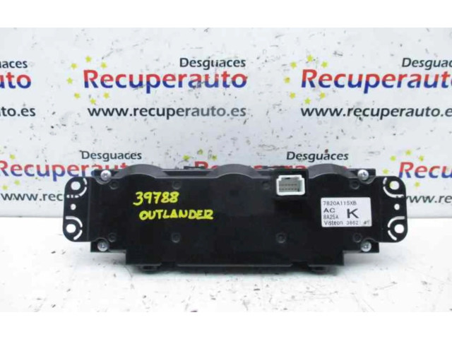 Блок управления климат-контролем 7820A115XB Mitsubishi Outlander