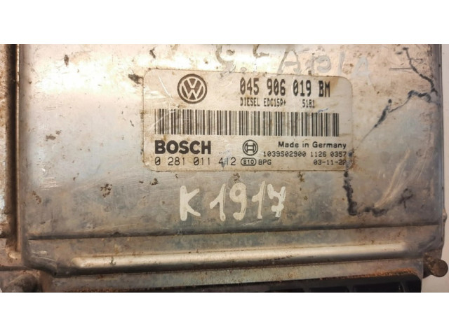 Блок управления двигателя 045906019BM, K1917 Skoda Fabia Mk1 (6Y)
