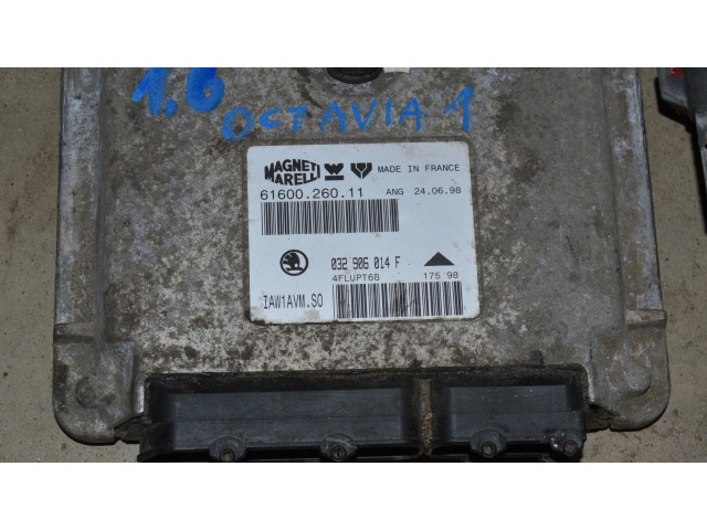 Блок управления двигателя 032906014F, 6160026011 Skoda Octavia Mk1 (1U)