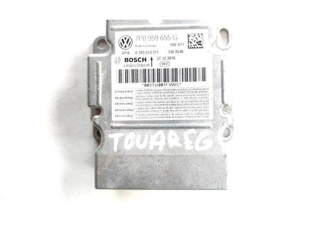 Блок подушек безопасности 7P0959655G, 0285013371 Porsche Cayenne (92A)