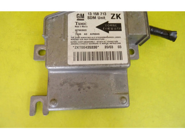 Блок подушек безопасности 13158713, 13158713ZK Opel Meriva A