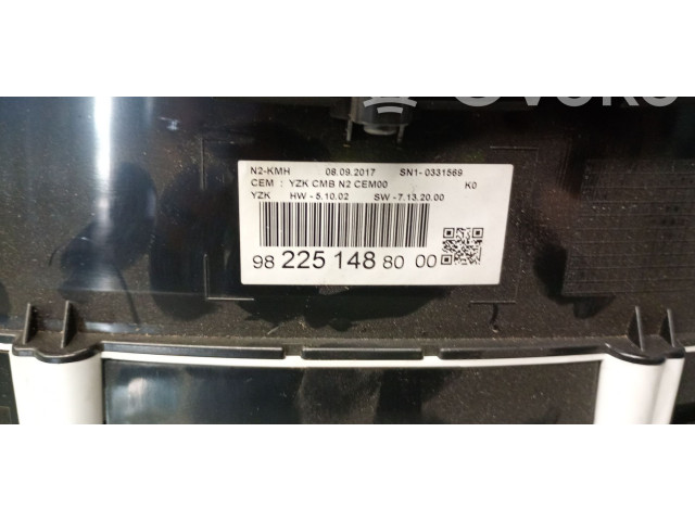 Přístrojová deska Citroen SpaceTourer XL 2017 9822514880, 9822514880