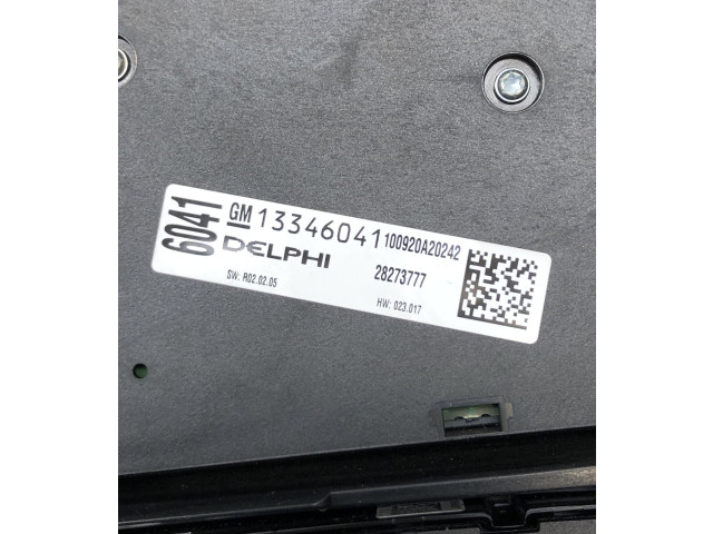 Блок управления климат-контролем 13346041, 13343707   Opel Meriva B