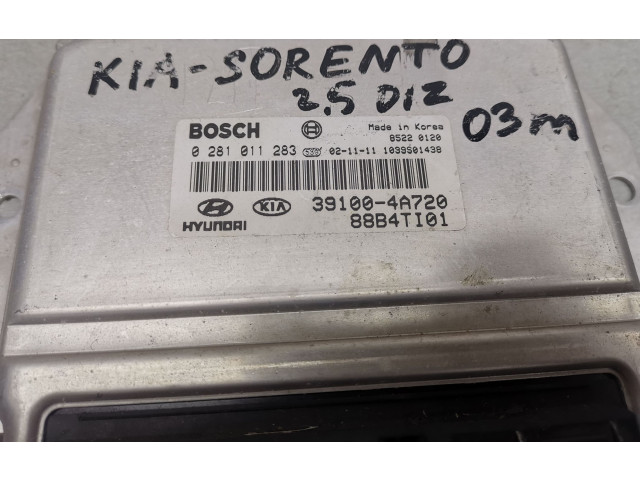 Блок управления двигателя 0281001283, 391004A720   KIA Sorento