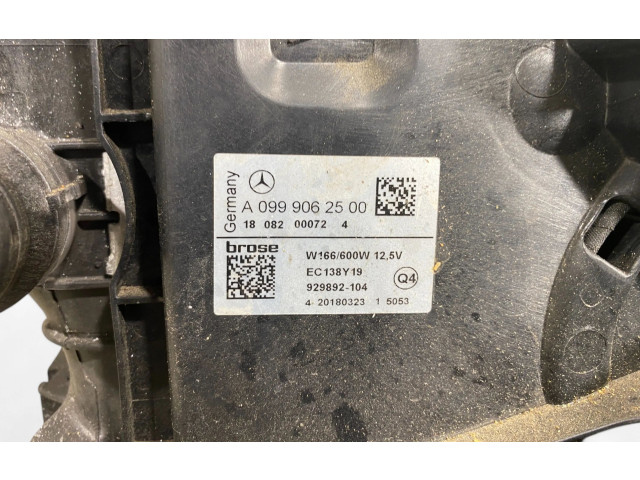 Комплект радиатора Mercedes-Benz GLE (W166 - C292) 2015 - 2017 года