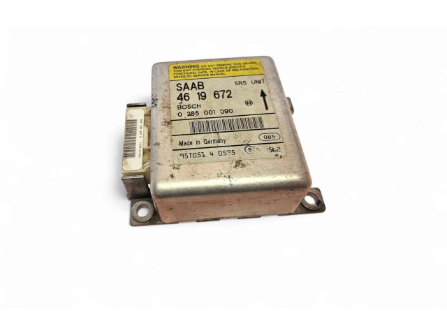 Блок подушек безопасности 4619672, 0285001090 Saab 9000 CS