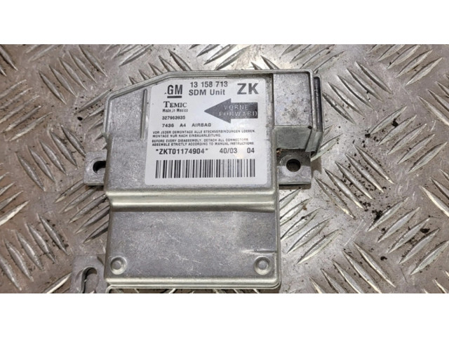 Блок подушек безопасности 13158713ZK Opel Meriva A