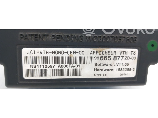 Экран/ дисплей / маленький экран 96665877   Peugeot 3008 I