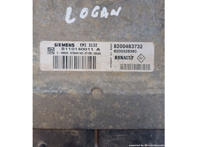 Блок управления двигателем Блок управления EMS3132, S110140011A Dacia Logan II