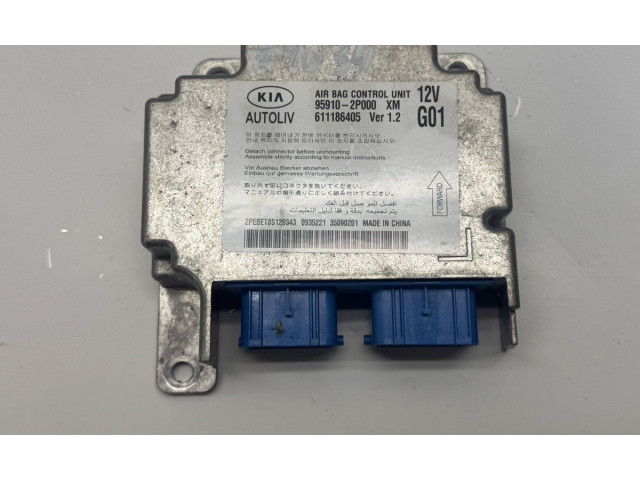Блок подушек безопасности 959102P000, 95910-2P000   KIA Sorento