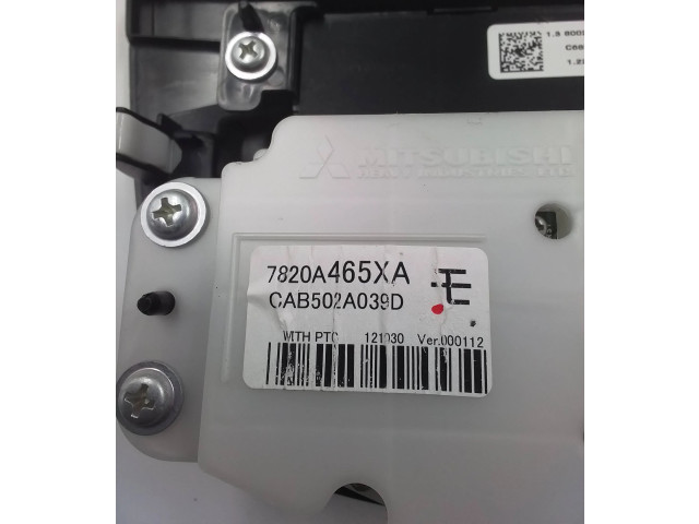 Блок управления климат-контролем 7820A465XA, CAB502A039D Mitsubishi Outlander