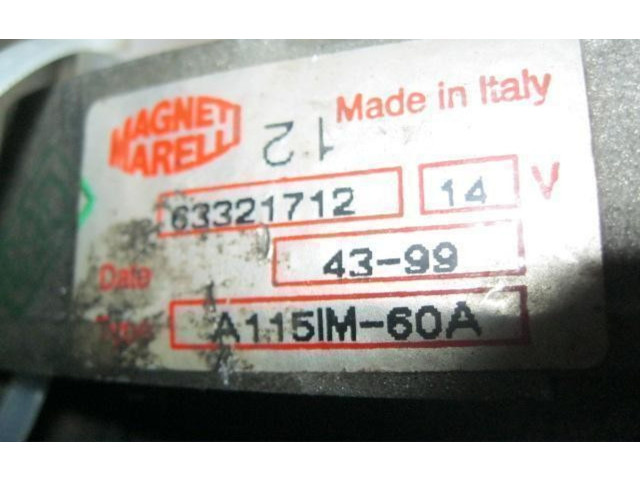 Генератор 63321712   Fiat Punto Evo 1.2     