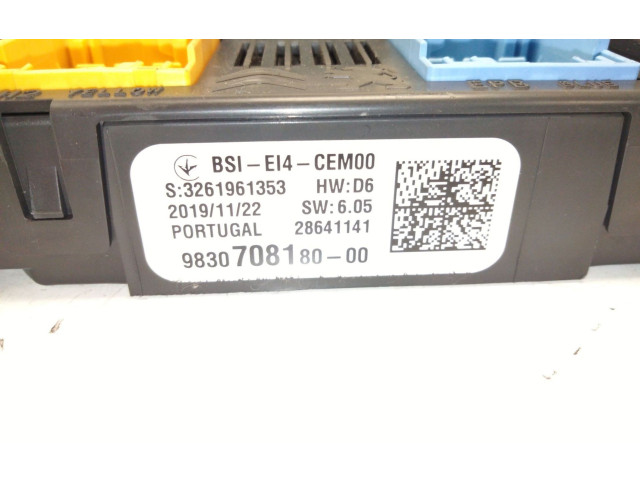 Модуль управления BSM 9830708180 Peugeot 2008 II